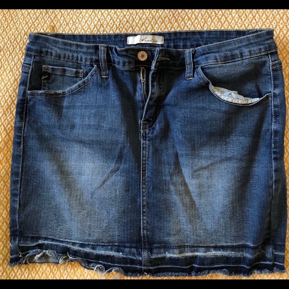 Denim Mini Skirt